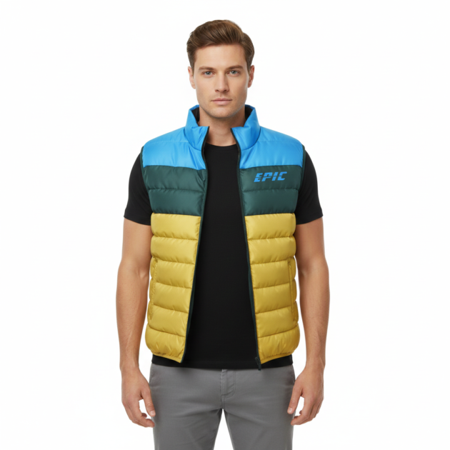 Multi Color Puffer Vest 05