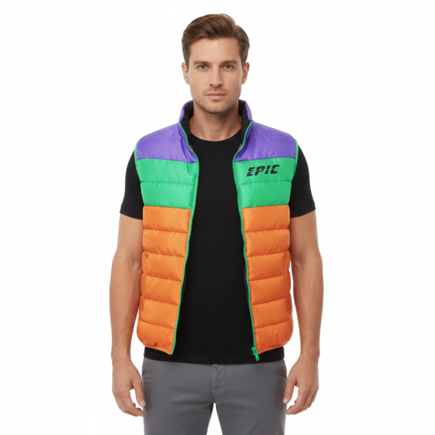 Multi Color Puffer Vest 04