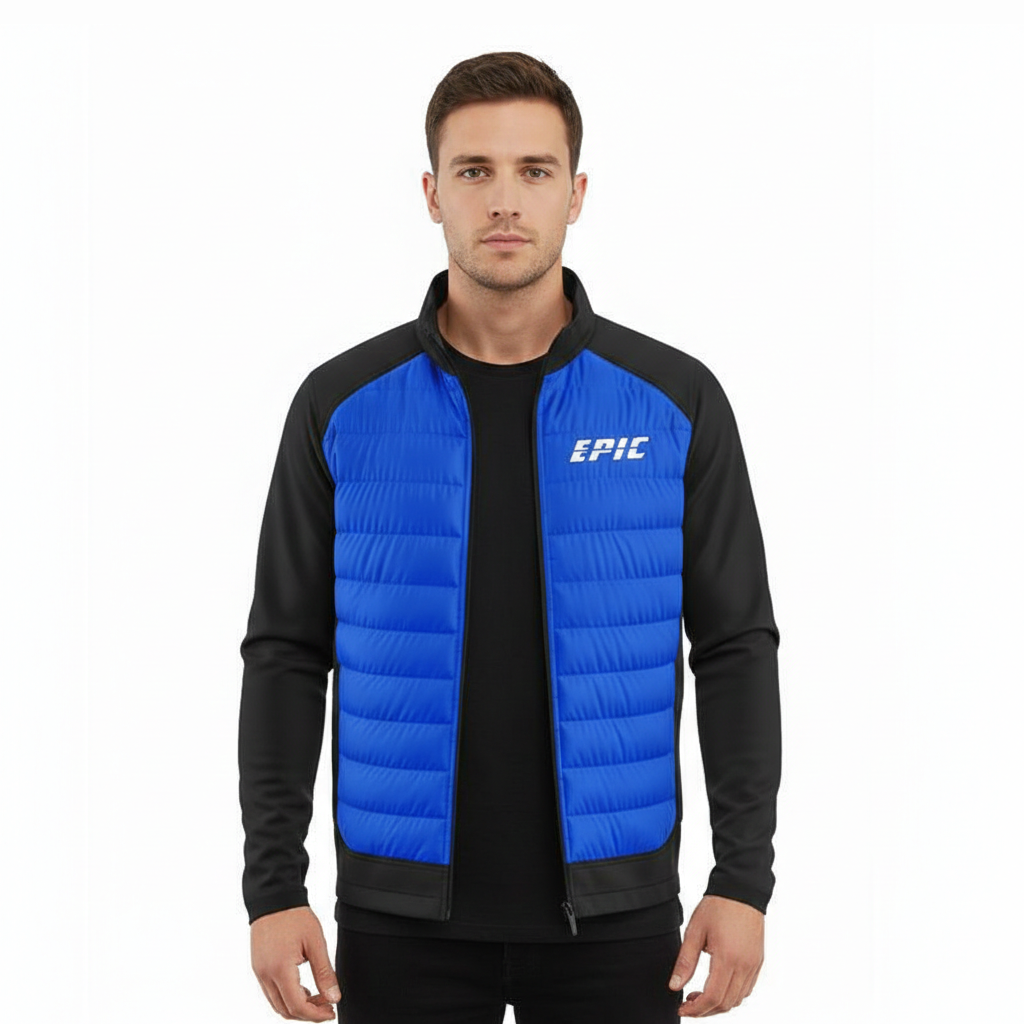 Blue Men Hybrid Jacket