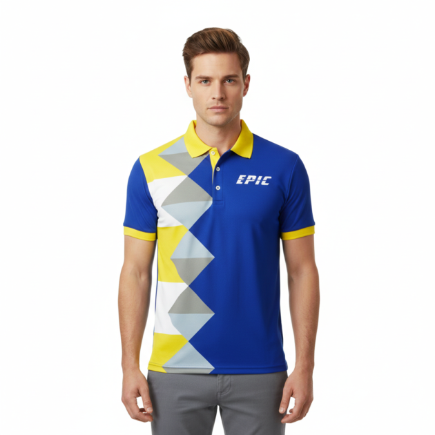 Color Block Polo Shirt