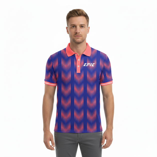 Orange Gauge Polo Shirt