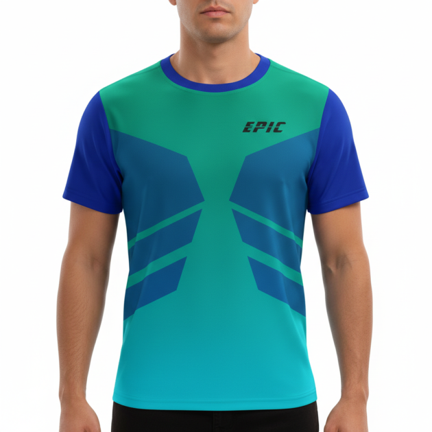 Blue Abstract T-shirt