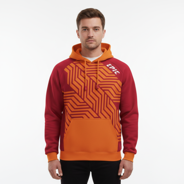 Orange Style Casual Hoodie